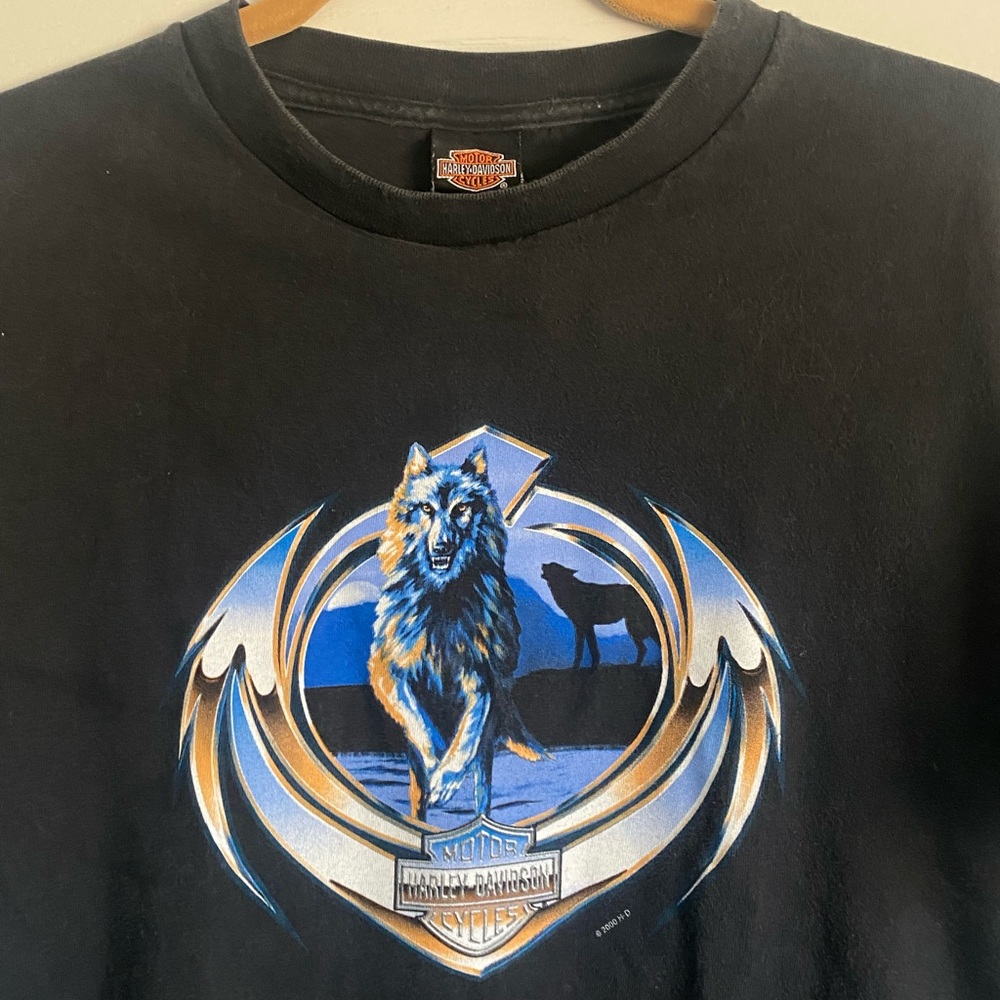 2000 Harley Davidson Wolf T shirt, Tampa FL